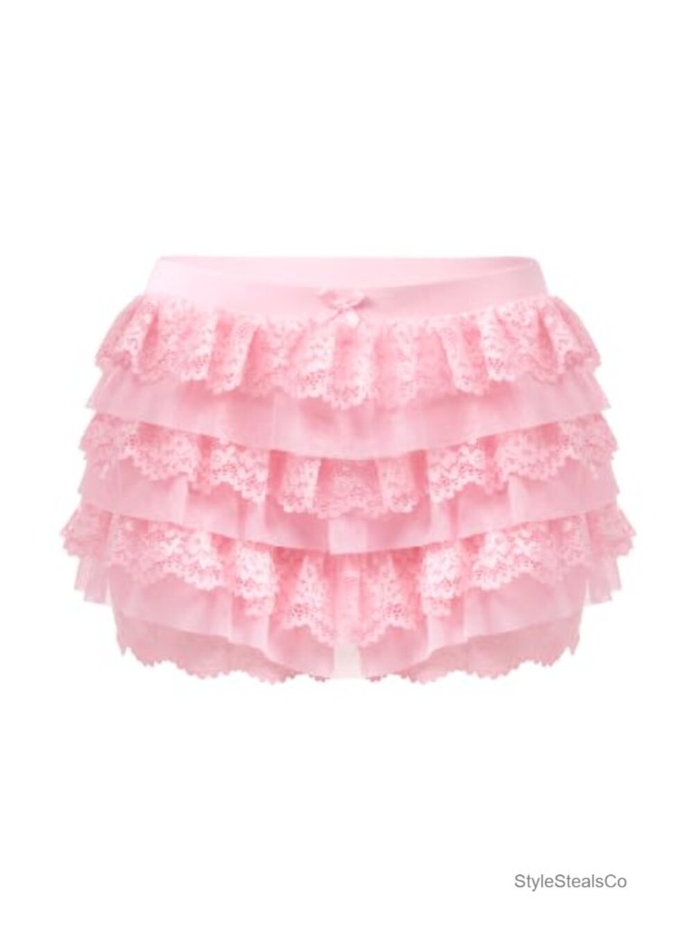 SHARICCA Women's Sexy Ruffle Shorts Lace Multi-Layer Bloomers Cute Pumpkin